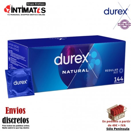 Natural · 144 Preservativos · Durex, que puedes adquirir en intimates.es "Tu Personal Shopper Erótico"