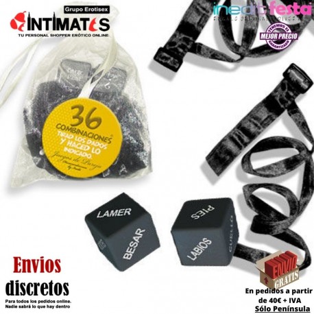 Bolsa de organza con ataduras negras · Kit Bondage · Inedit, que puedes adquirir en intimates.es "Tu Personal Shopper Erótico"