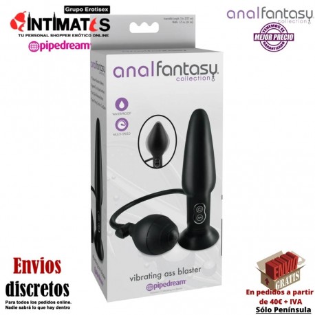 Vibrating Ass Blaster · Plug anal inflable · Anal fantasy, que puedes adquirir en intimates.es "Tu Personal Shopper Erótico"