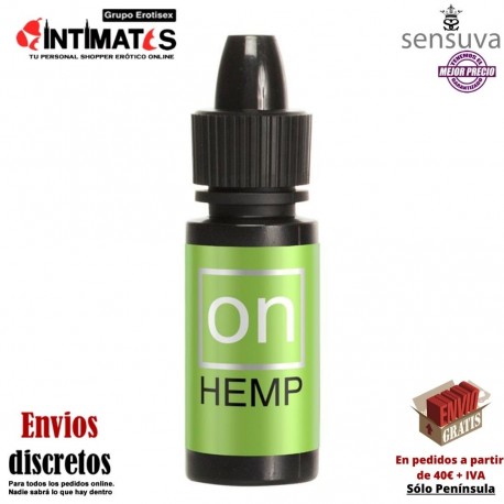 Hemp · Aceite estimulante ♀ · Sensuva, que puedes adquirir en intimates.es "Tu Personal Shopper Erótico"