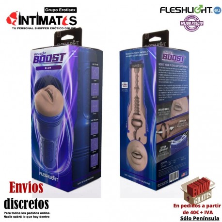 Boost™ Blow · Masturbador boca ♂ · Fleshlight, que puedes adquirir en intimates.es "Tu Personal Shopper Erótico"