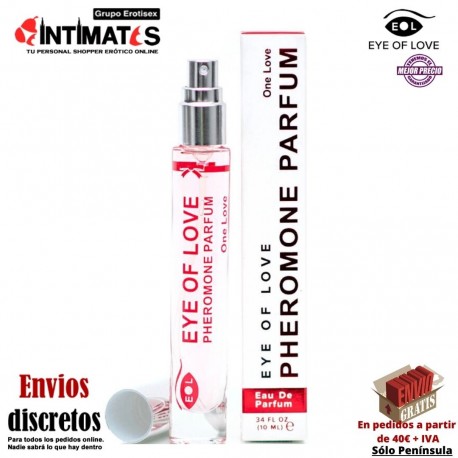 One Love PHR · Perfume de feromonas aroma fresco a cítricos · Eye of Love, que puedes adquirir en intimates.es "Tu Personal Shopper Erótico"