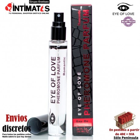 Romantic PHR · Perfume de feromonas con fragancia ♂ · Eye of Love, que puedes adquirir en intimates.es "Tu Personal Shopper Erótico"