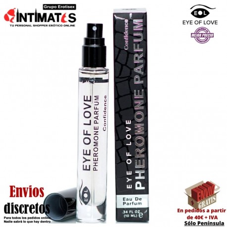 Confidence · Perfume de feromonas con aroma almizclado ♂ · Eye of Love, que puedes adquirir en intimates.es "Tu Personal Shopper Erótico"