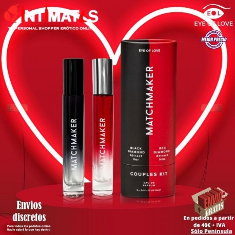Black & Red Diamond · Kit para parejas de colonia con feromonas · Eye of Love, que puedes adquirir en intimates.es "Tu Personal Shopper Erótico"
