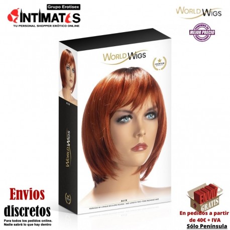Alix · Peluca pelirroja de alta calidad · WorldWigs, que puedes adquirir en intimates.es "Tu Personal Shopper Erótico"