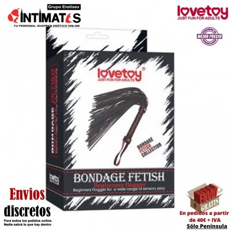 Beginners Flogger · Látigo para principiantes · Lovetoy, que puedes adquirir en intimates.es "Tu Personal Shopper Erótico"