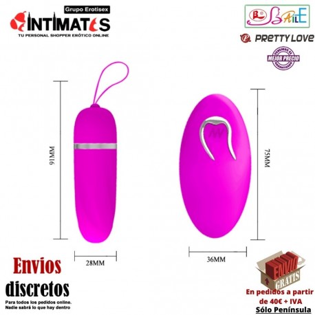 Debby · Huevo con mando · Pretty Love, que puedes adquirir en intimates.es "Tu Personal Shopper Erótico"
