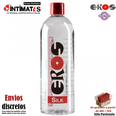 Silk · Lubricante silicona 500ml · Eros, que puedes adquirir en intimates.es "Tu Personal Shopper Erótico"