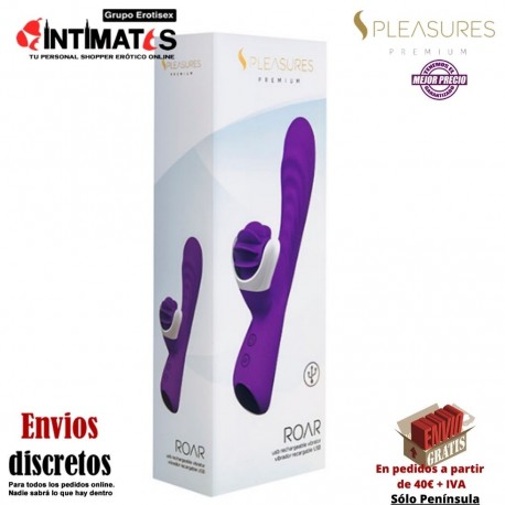 Roar · Vibrador doble estimulación · S Pleasures Premium, que puedes adquirir en intimates.es "Tu Personal Shopper Erótico"