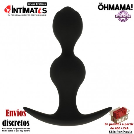 Plug anal de silicona de 120mm · Öhmama!, que puedes adquirir en intimates.es "Tu Personal Shopper Erótico"