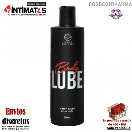 Body Lube Water Based 500ml · Lubricante íntimo · Cobeco, que puedes adquirir en intimates.es "Tu Personal Shopper Erótico"