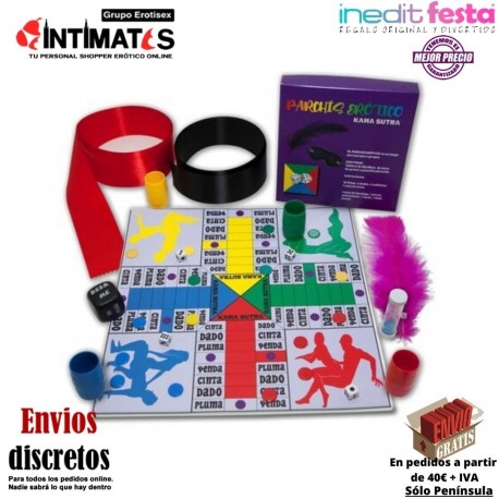 El juego del parchís erótico · Juego para parejas o grupos · Diverty Sex, que puedes adquirir en intimates.es "Tu Personal Shopper Erótico"