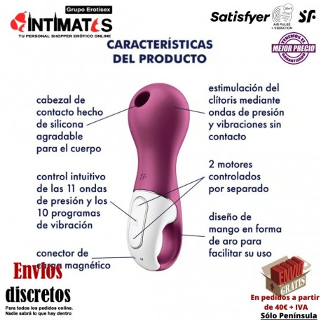 Lucky Libra · Air Pulse Stimulator + Vibration · Satisfyer, que puedes adquirir en intimates.es "Tu Personal Shopper Erótico"