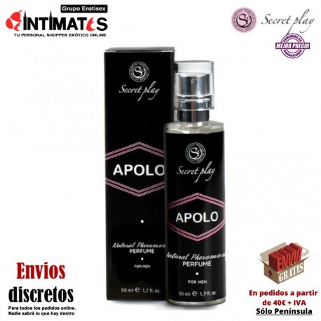 Apolo · Perfume sensual masculino · Secret Play, que puedes adquirir en intimates.es "Tu Personal Shopper Erótico"