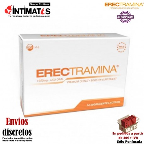 Erectramina 16cap. · Potenciador sexual · MSR Lab