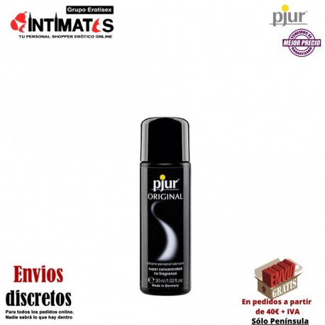 Original 30 ml. · Lubricante base silicona · Pjur, que puedes adquirir en intimates.es "Tu Personal Shopper Erótico"