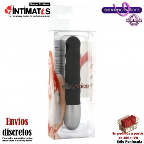 Discretion · Vibrador ribeteado · Seven Creations, que puedes adquirir en intimates.es "Tu Personal Shopper Erótico"