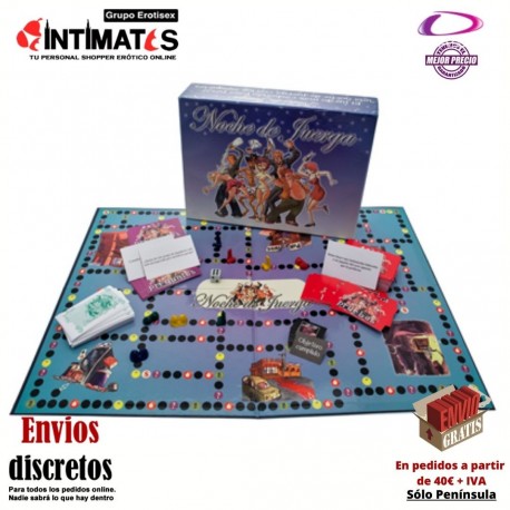 Noche de juerga · Un juego cachondo · Dildos, que puedes adquirir en intimates.es "Tu Personal Shopper Erótico"