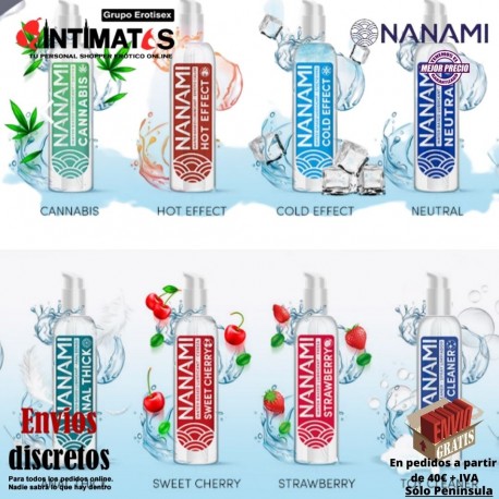 Lubricante base de agua con sabor 150ml · Nanami, que puedes adquirir en intimates.es "Tu Personal Shopper Erótico"
