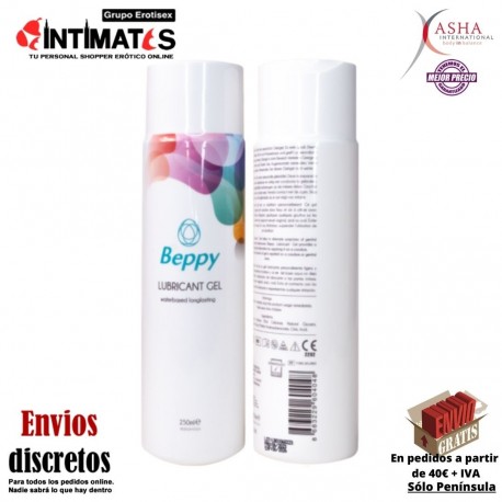 Comfort Gel 250ml · Lubricante a base de agua · Beppy, que puedes adquirir en intimates.es "Tu Personal Shopper Erótico"