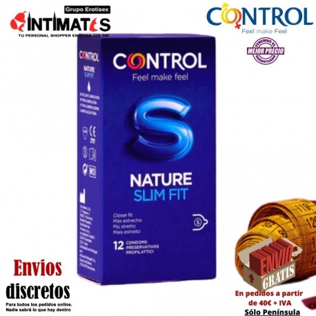 Nature Slim Fit · 12 Preservativos · Control, que puedes adquirir en intimates.es "Tu Personal Shopper Erótico"