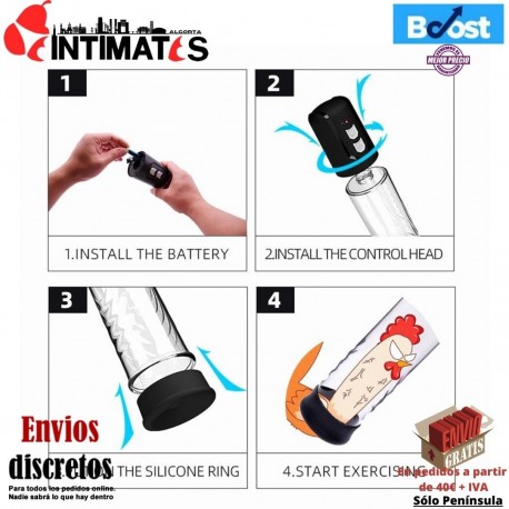 PSX10 · Bomba automática con medidor · Boost, que puedes adquirir en intimates.es "Tu Personal Shopper Erótico"