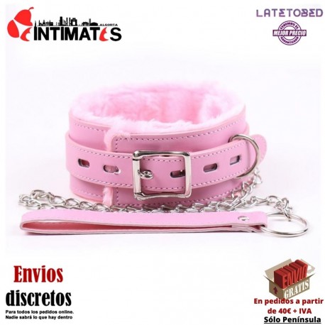 Collar con correa rosa · Latetobed, que puedes adquirir en intimates.es "Tu Personal Shopper Erótico"
