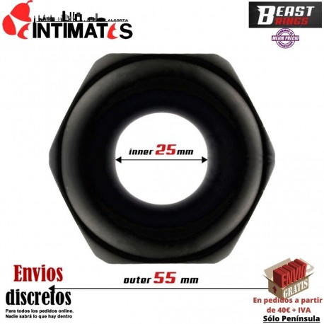Nut · Anillo de silicona para el pene 25mm · Beast Rings, que puedes adquirir en intimates.es "Tu Personal Shopper Erótico"