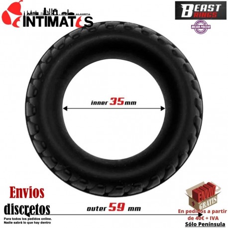 Turbine · Anillo de silicona para el pene 35mm · Beast Rings, que puedes adquirir en intimates.es "Tu Personal Shopper Erótico"
