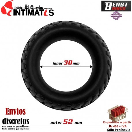 Turbine · Anillo de silicona para el pene 30mm · Beast Rings, que puedes adquirir en intimates.es "Tu Personal Shopper Erótico"