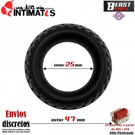 Turbine · Anillo de silicona para el pene 25mm · Beast Rings, que puedes adquirir en intimates.es "Tu Personal Shopper Erótico"