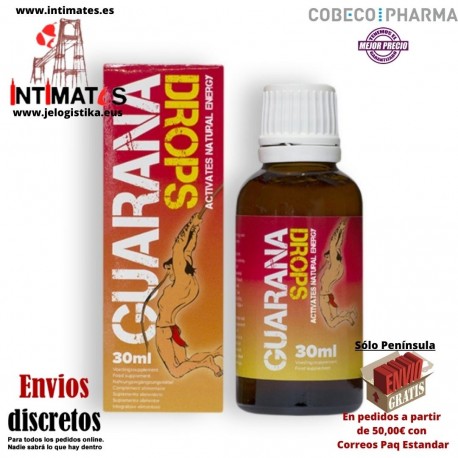 Guarana · Proporciona energía sexual extra y el deseo · Cobeco