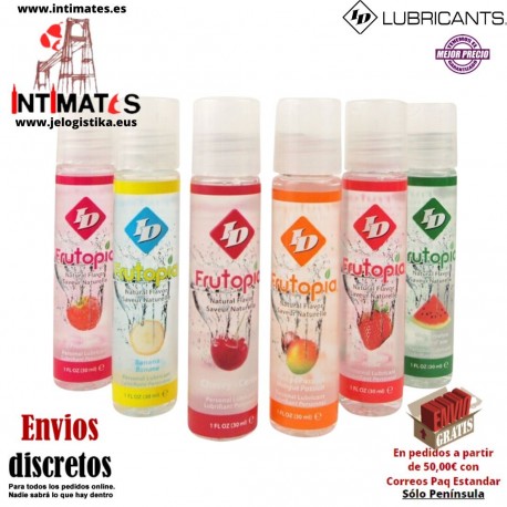 Frutopia 30ml · Lubricante con sabor natural endulzado · ID Lube