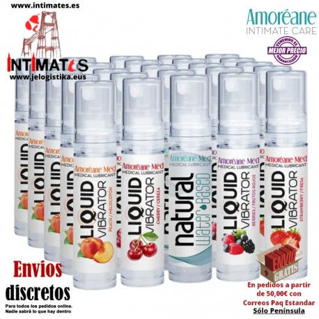 Vibrador liquido · Lubricabte vaginal 30ml · Amoreáme