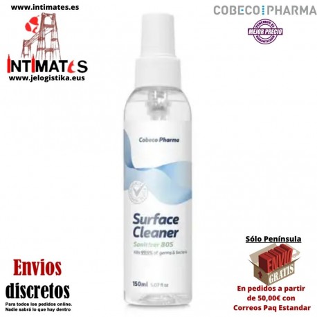 Surface Cleaner · Desinfectante para facilitar la limpieza 150 ml · Cobeco