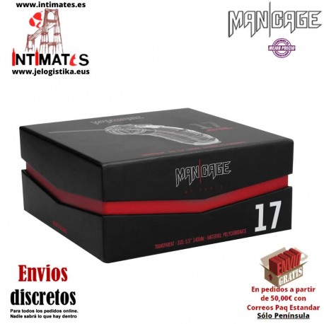 No. 17 · Jaula de Castidad con dilatador uretral · Man|Cage