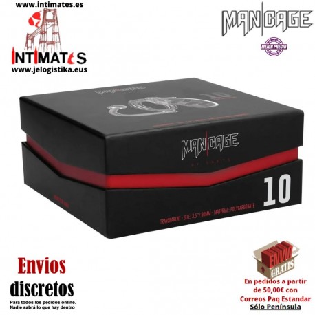 No. 10 · Jaula de Castidad con Plug Anal · Man|Cage
