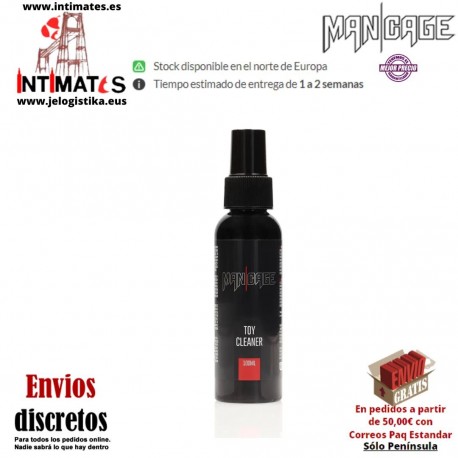 Toy Cleaner 100ml · Spray limpiador para juguetes sexuales · Man|Cage