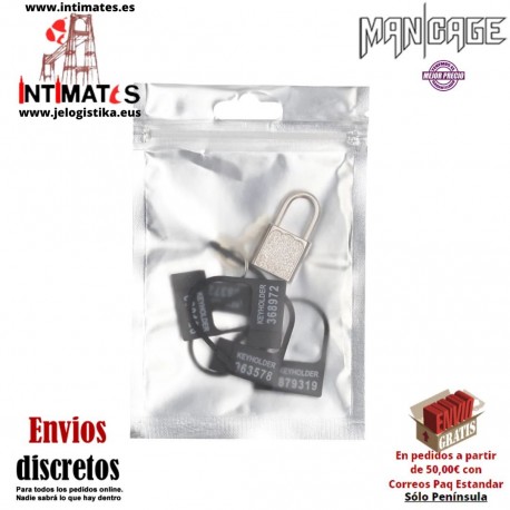 No. 001 · Candados de repuesto · Man|Cage