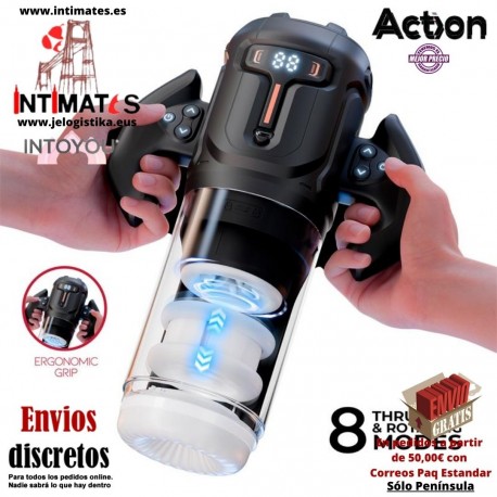 Zyon · Masturbador Automático Avanzado con Up and Down y Rotación · Action