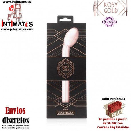 G-Spot Vibrator · Estimulador del punto G · Rosy Gold