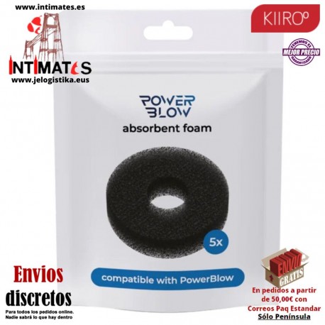 PowerBlow · Espuma absorbente · Kiiroº