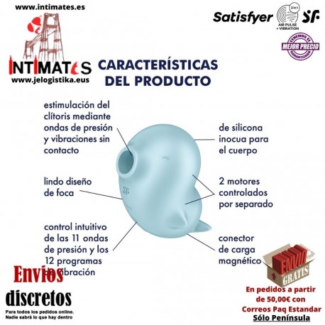 Sassy Seal · Vibrador para orgasmos inesperados! · Satisfyer