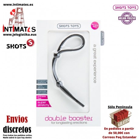 Double Booster · Anillo ajustable para el pene · Shots Toys