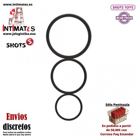 Flat Cock Ring · Anillos para el pene · Shots Toys