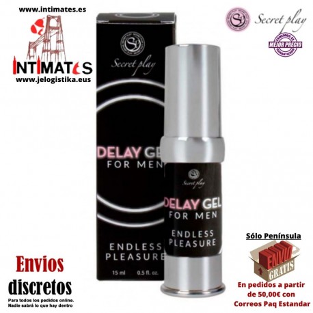 Delay Gel · Retardante masculino 15ml · Secret Play
