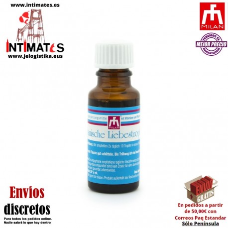 Gotas Spanische Liebestropfen 20ml · Aumentan el deseo del hombre y de la mujer · Milan