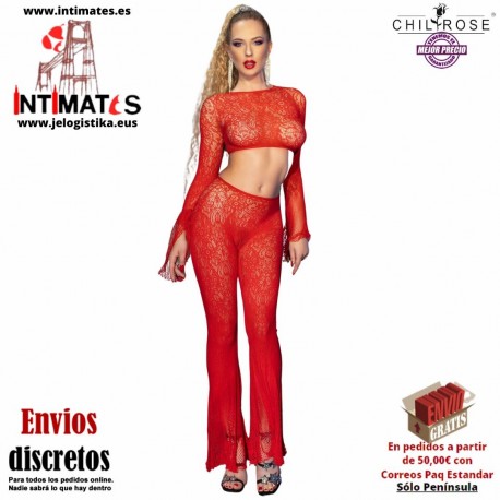 CR-4648 · Conjunto top + pantalón · Chilirose