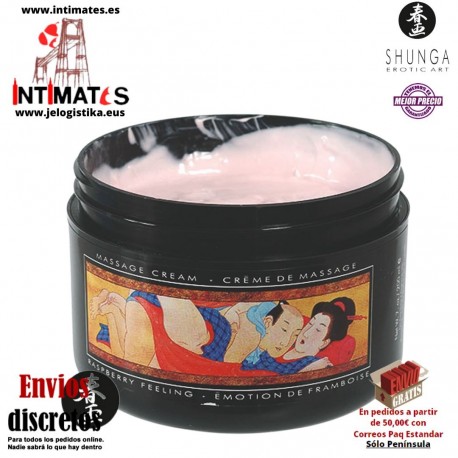 Tiernos Movimientos - Emoción de Frambuesa · Crema de masaje · Shunga